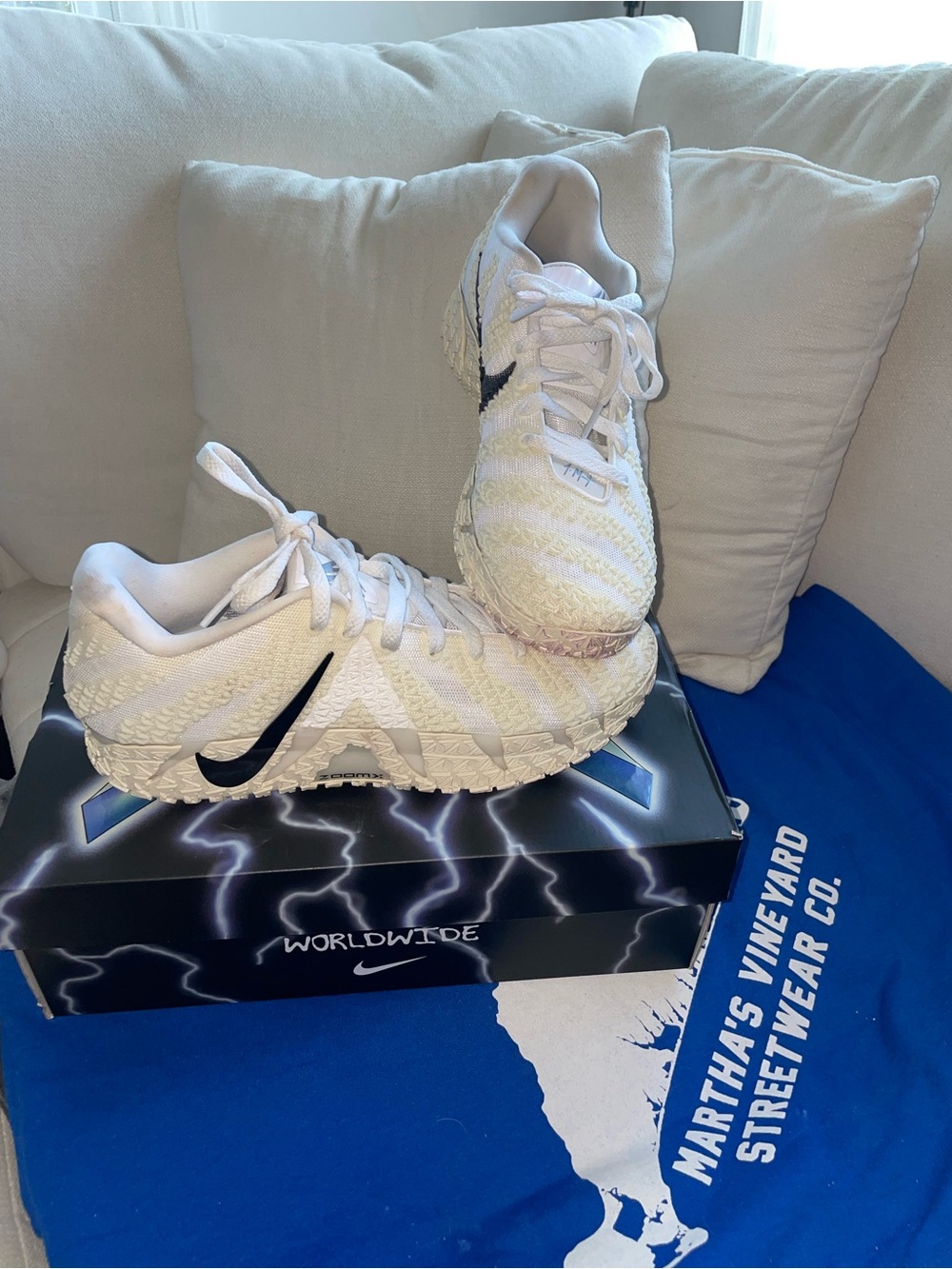 Nike JA 3 white/black-coconut milk basketball sneakers